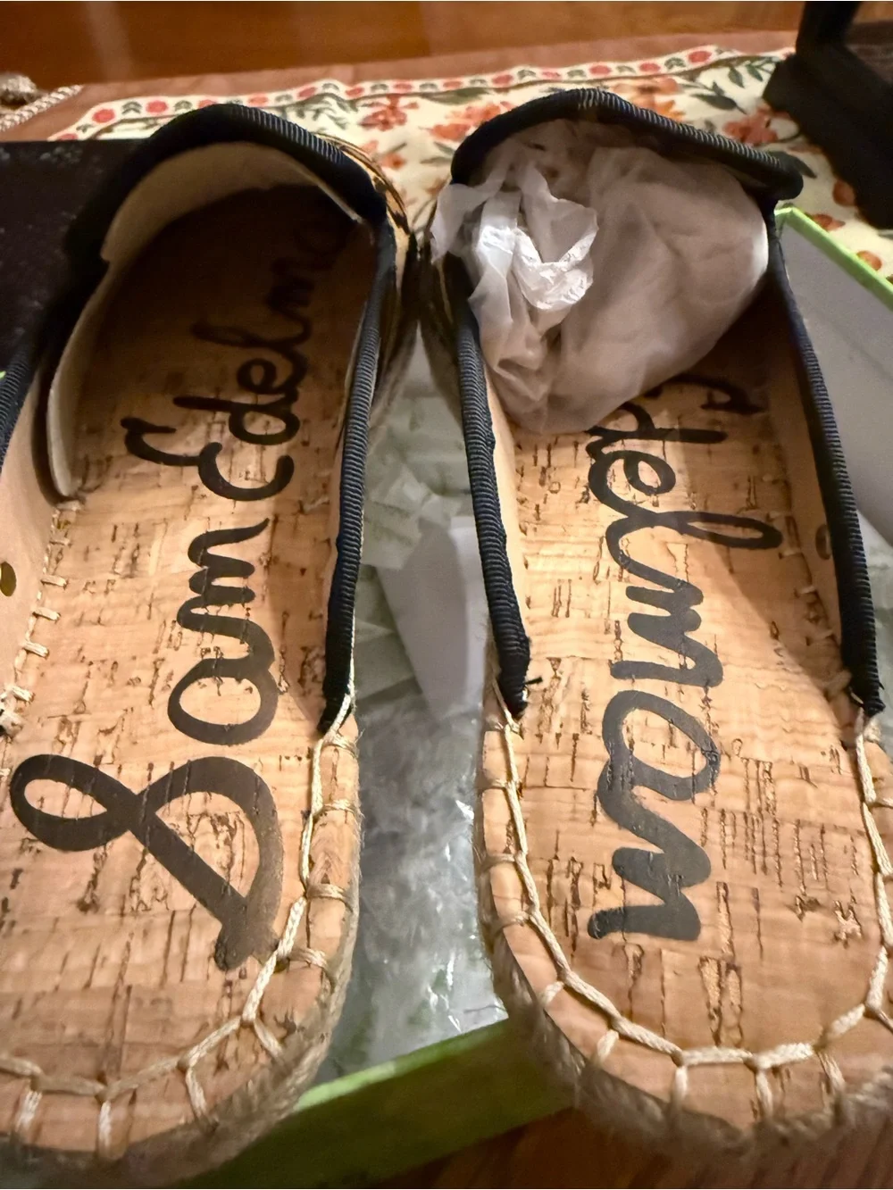 Sam Edelman Leopard-Print Espadrille Slip-Ons in Tan and Black